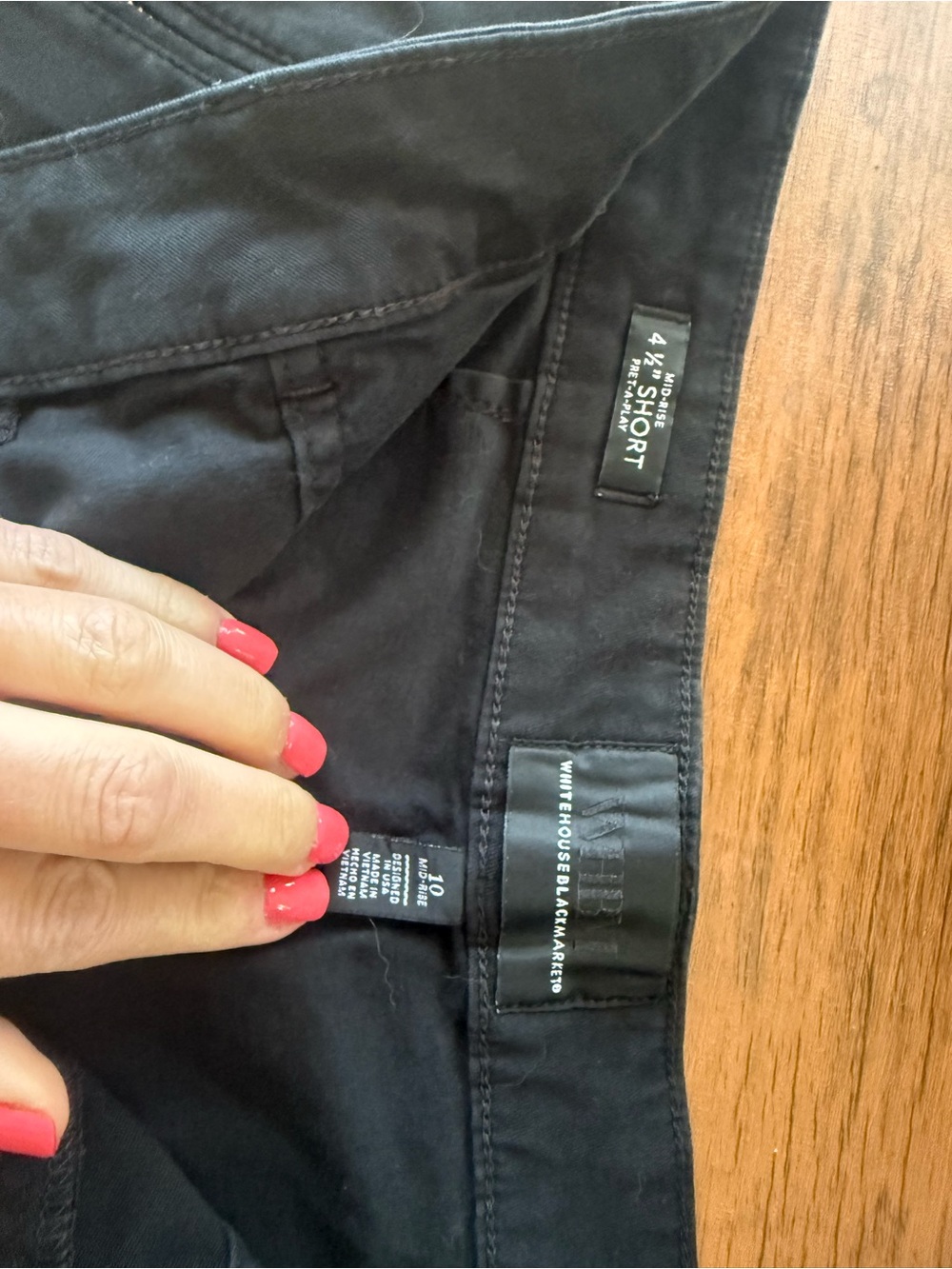 White House Black Market Black Women's Shorts